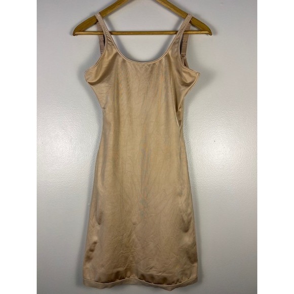 SPANX Simplicity Smoothing Open Bust Full Slip Camisole Shapewear Nude Size L - Picture 4 of 12